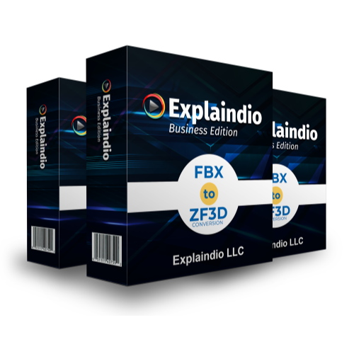 3D Object Converter for Explaindio one-time