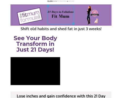 21 Days To Fabulous Fit Mum