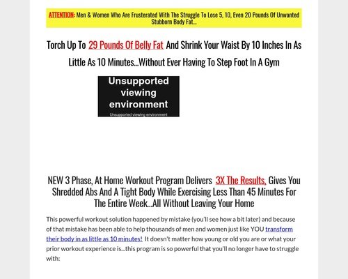 6 Week Shred Fat Burning Workout Program
