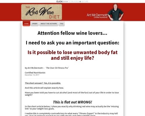 The Red Wine Diet