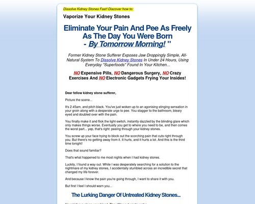 Naturally Remove Kidney Stones - Surgeons Hate Me For This!